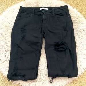 Distressed Black Jean Eunina Size 3